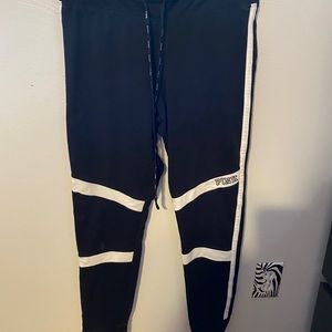 vs pink yoga tie leggings